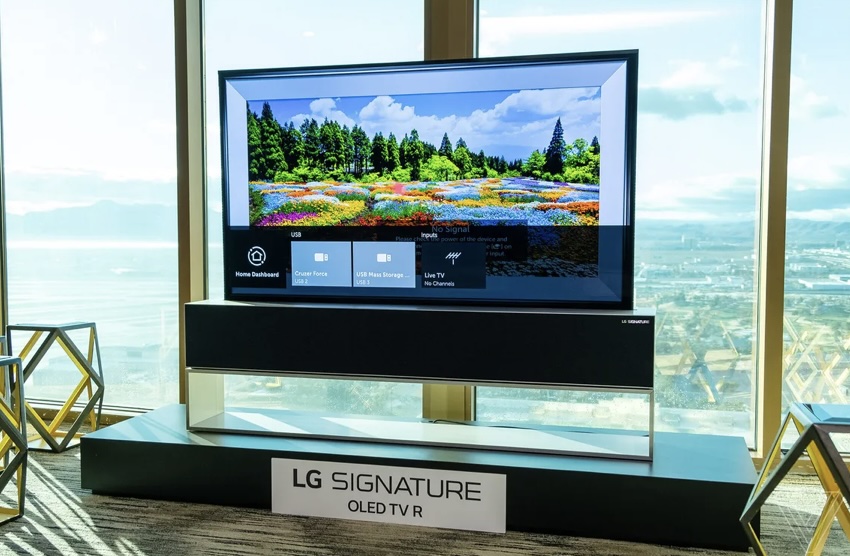 LG cancela su televisor OLED enrollable de $100,000