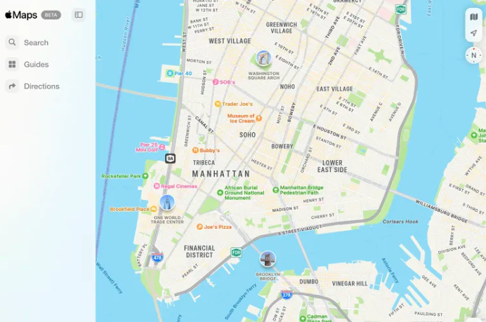 Apple Maps ha lanzado su versión web, marcando su mayor expansión desde su debut hace más de una década. La plataforma está dando un paso significativo para competir directamente con su principal rival, Google Maps.