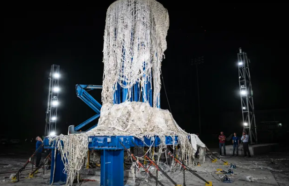 NASA y Sierra Space llevaron a cabo una prueba crucial en junio al hacer explotar una estructura inflable a tamaño real, obteniendo resultados positivos. La estructura inflable, que forma parte de la prueba de "presión máxima de ruptura", falló solo después de superar en un 22% los niveles de seguridad recomendados por NASA.