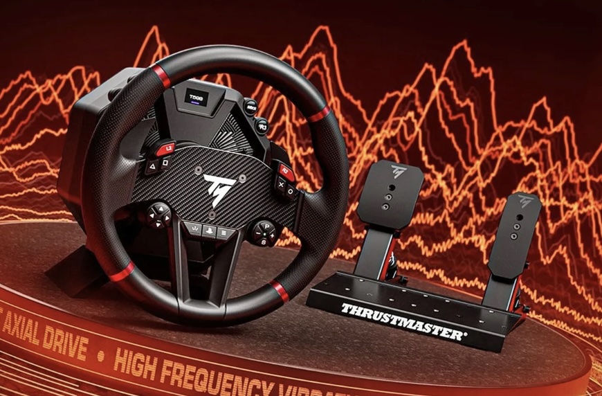 Thrustmaster ha dado un gran paso en el mundo de los simuladores de carreras al anunciar su nuevo volante T598. Este volante cuenta con la innovadora tecnología de transmisión directa que, por primera vez, estará disponible para consolas. Equipado con un motor eléctrico de flujo axial, el T598 mejora la experiencia de simulación al proporcionar un giro más suave y realista.