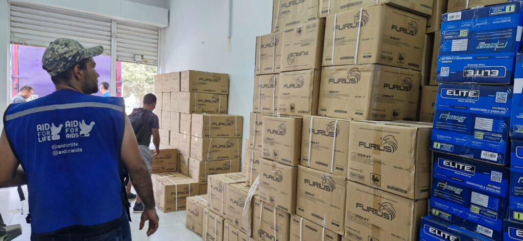 AID FOR AIDS y AIF FOR LIFE Colombia movilizan más de 33 toneladas de ayuda humanitaria tras el terremoto en Venezuela